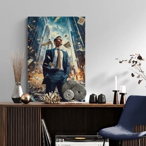 Tablou om de afaceri din Wall Street