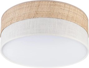 Plafonieră LED SIRJA BOHO, 20 W, 230 V, Ø 35 cm, bej/crem