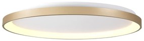 Plafoniera LED cu telecomanda design circular NISEKO II Gold 90cm