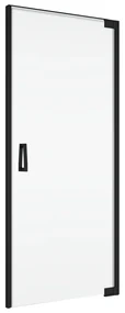 Usa batanta cu profil compensator, negru mat, 90 cm, instalare dreapta, Ronal Cadura 900 mm, Negru mat, Dreapta