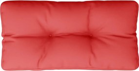 vidaXL Pernă de paleți, roșu, 80x40x12 cm, material textil