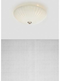 Plafonieră albă cu abajur din sticlă ø 35 cm Cut – Markslöjd