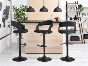 Scaun Honolulu (negru). 1110761