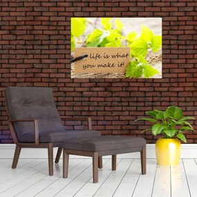 Tablou - Citat (90x60 cm)