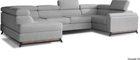 Colțar lemn masiv Formă U Extensibil Amira 330x190cm Personalizabil
