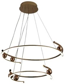 Lustră LED dimabilă pe cablu LED/80W/230V 3000-6500K + telecomandă