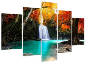 Tablou - Laguna de Smarald (150x105 cm)