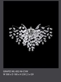 Aplica de perete cristal Bohemia design LUX GRAPES