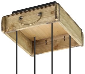 Lustră pe cablu WOOTTON 4xE27/40W/230V Eglo 43591