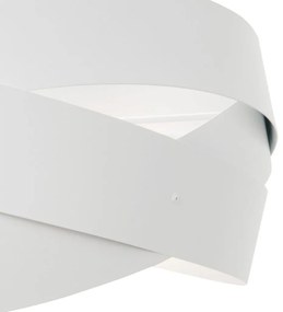Plafoniera design modern Tornado alb 50cm