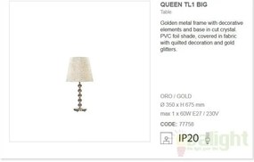 Veioza lampa de masa QUEEN TL1 BIG 077758