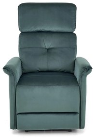 Fotoliu recliner Semir velvet verde H108 cm