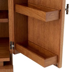 Dulap de Bar Design LUX, Lemn, Rattan, Borchard