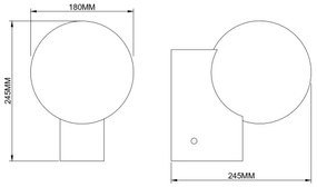 Zuma Line 003064-034741 - Aplica de perete NUA 1xE27/25W/230V aurie