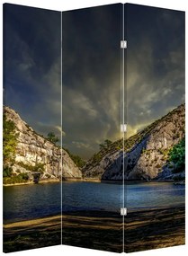 Paravan - Peisajul cu lac (126x170 cm)
