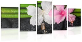 Tablou 5-piese wellness natura moartă