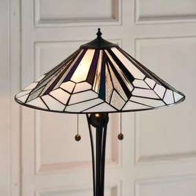 Endon 63934 - Lampadar Tiffany ASTORIA, 2xE27/60W/230V, diametru 48 cm