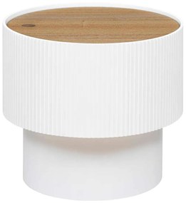 Masuta de cafea cu depozitare ENOLA, rotunda, Ø 38,5 cm