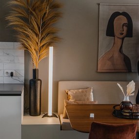 Lampă de podea neagră reglabilă în Kelvin cu telecomandă - Bomba