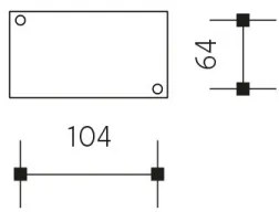 Aplică LED de exterior cu senzor NATURA LED/12W/230V 4000K IP54 maro/antracit