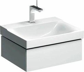 Dulap baza pentru lavoar suspendat Geberit Xeno2 alb 1 sertar 58 cm