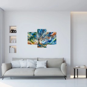 Tablou – Arbore energetic colorat (90x60 cm)