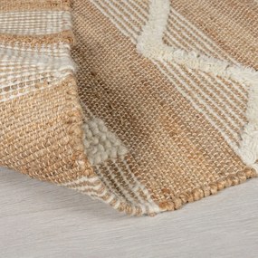 Covor din iută Flair Rugs Medina, 120 x 170 cm, bej