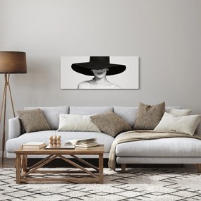 Tablou - Femeia cu pălărie (120x50 cm)