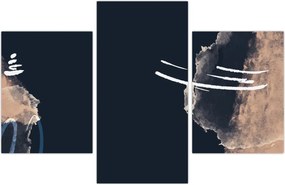 Tablou - Abstracție albastru închis (90x60 cm)