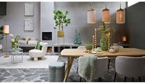 Set de scaune de sufragerie crem 2 buc. din metal Radaja – Light &amp; Living