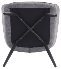 Fotoliu design Morkenus (Gri + Negru) . 1097103