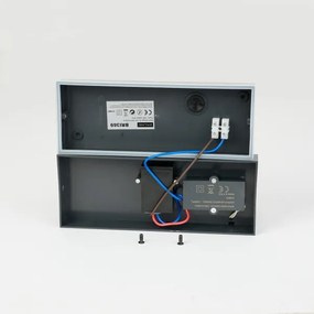 Brilagi-LED Aplica de perete exterior cu senzor TESSI LED/10W/230V antracit IP54