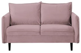 Canapea mov lavandă cu tapițerie din catifea 138 cm Juli – Ropez