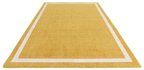 Covor galben ocru handmade din lână 160x230 cm Albi – Asiatic Carpets