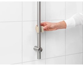 Organizator pentru dus Brabantia ReNew 1006272, 7.5x13.3x24.4 cm, Orificii scurgere apa, Rezistent la coroziune, Bej