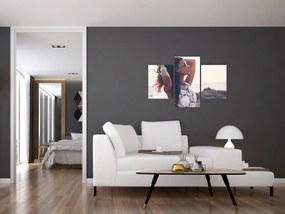 Tablou - Femeia pe plajă (90x60 cm)