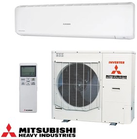Aer condiționat inverter Mitsubishi Heavy Industries SRK100ZR-W/FDC100VNP, 34000 BTU, 69 m², A++/A+, R-32, Alb