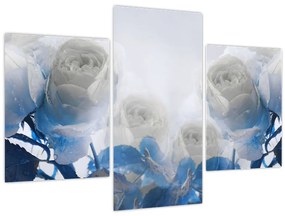 Tablou - Trandafir alb (90x60 cm)