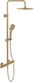 Coloana de dus cu baterie termostatata Villeroy&Boch Verve finisaj auriu periat