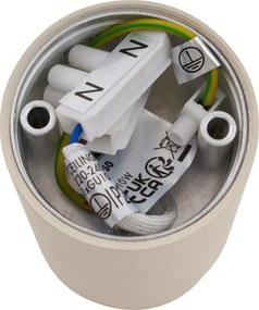 Set de 4 spoturi moderne bej montate la suprafață GU10 50mm Rotund - Tuba