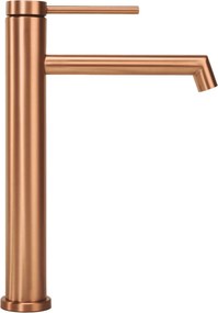 Robinet pentru lavoar Rea FOSS Brush Copper HIGH