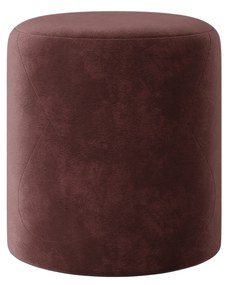 Taburet Tapitat Mali, Mov, Stofa, L 41 x l 41 x H 45 cm