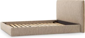 Pat dublu tapitat design LUX Ashford 180x210cm, Beckett beige