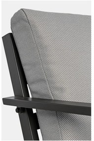 Set mobilier de grădină gri din aluminiu pentru 4 persoane Harley – Bizzotto