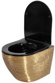 Vas WC Carlo Flat Brush Gold