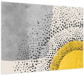 Tablou - pictură abstractă de plajă N⁰3 (70x50 cm)