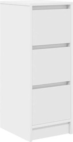 vidaXL Bufetă albă 29,5x34x76 cm din lemn prelucrat