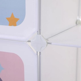 Cutii Depozitare pentru Copii, Alb, Polipropilena