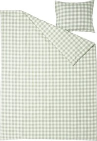 Lenjerie de pat din bumbac GREEN CUBIS verde, 100% bumbac Dimensiune lenjerie de pat: 70 x 80 cm | 140 x 200 cm