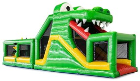 Castel săritor cu crocodili 12x3x4.8m